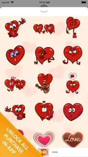 adorable couple love stickers iPhone Captures Décran 4