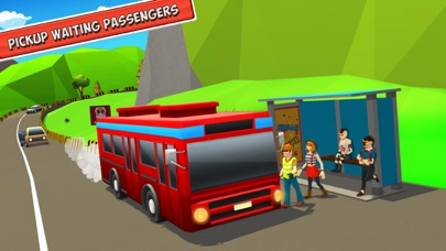 Uphill Bus Driving Adventure screenshot 1