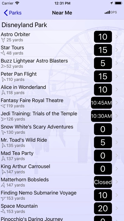Wait Times at Disneyland screenshot-3