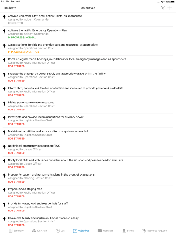 eICS iPad screenshot 7 - Productivity app