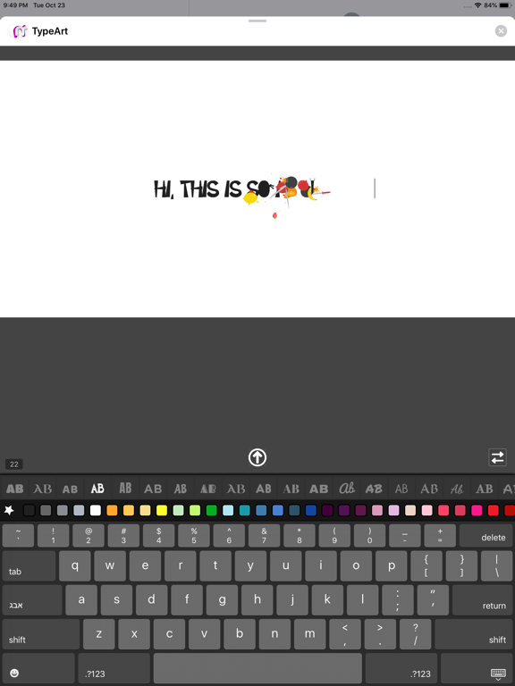 Screenshot #5 pour TA Animated Text Sticker Maker