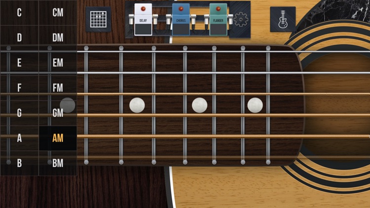 Simulator of the Real guitar