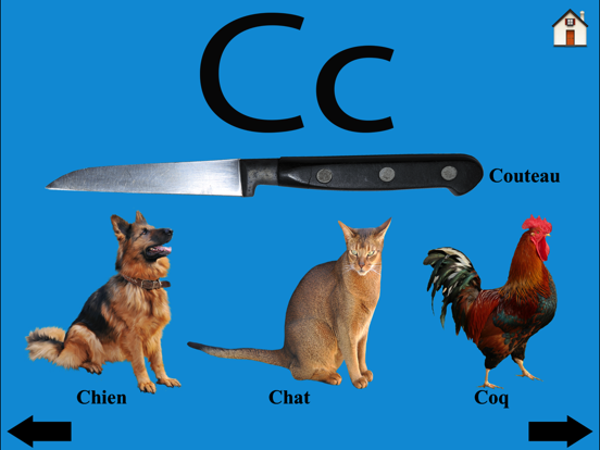 Learn French ABC Alphabets fun iPad screenshot 4 - Education app