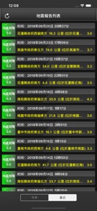 台灣地震報告 screenshot #1 for iPhone