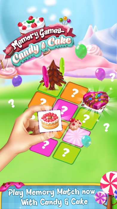 Memory Game : Cake and Candy screenshot 1
