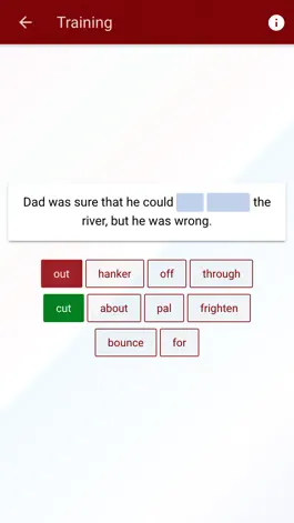 Game screenshot Phrasal Verbs Express Trainer mod apk