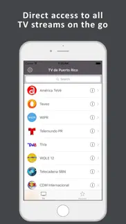 tv de puerto rico en vivo hd iphone screenshot 1