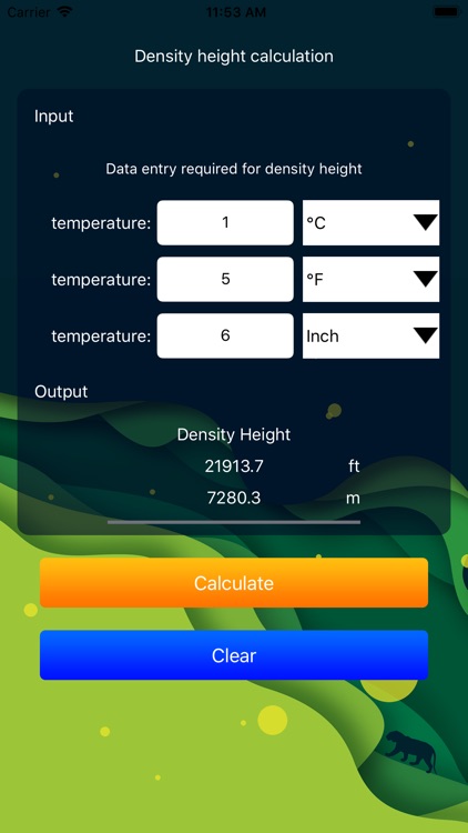 Density height calculation screenshot-4