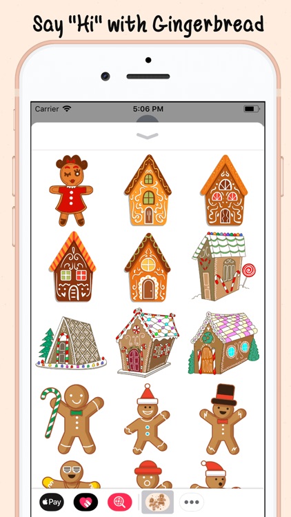 Gingerbread Adorable Stickers