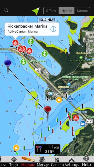 Lake Norman GPS Nautical Chart Screenshot