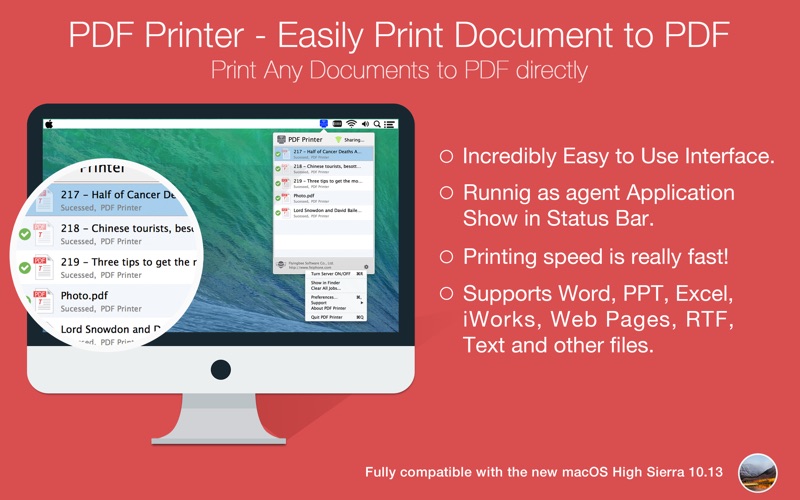 pdf printer lite iphone screenshot 1