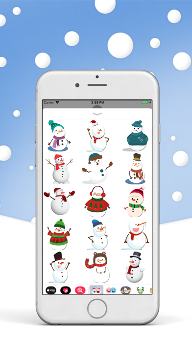 Snow Moji Pack screenshot 2