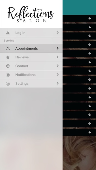 Reflections Salon screenshot 2