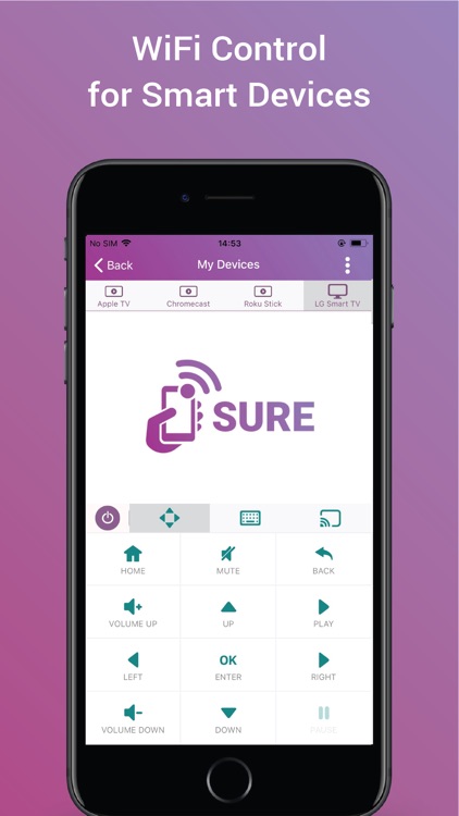 SURE Universal Smart TV Remote