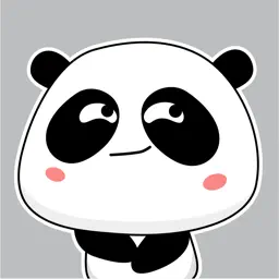 Panda Bear Animated Stickers app icon