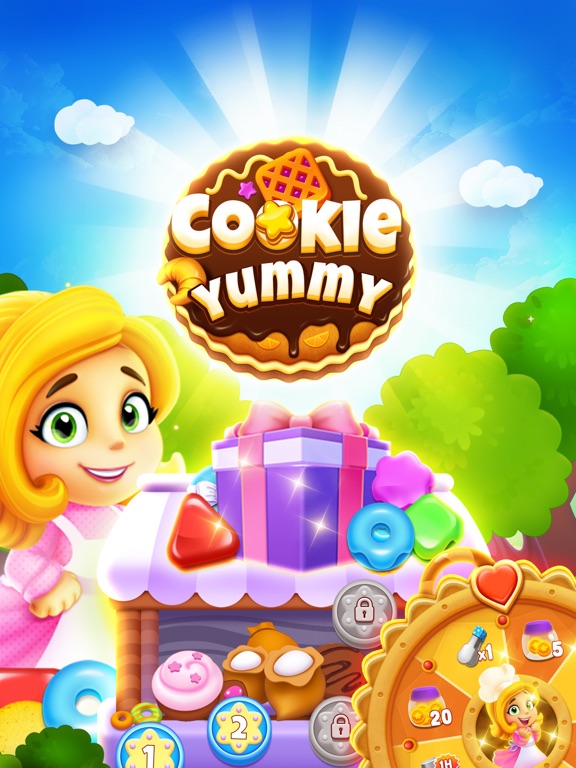 Cookie Yummy - Match 3 Puzzle iPad screenshot 5 - Games app