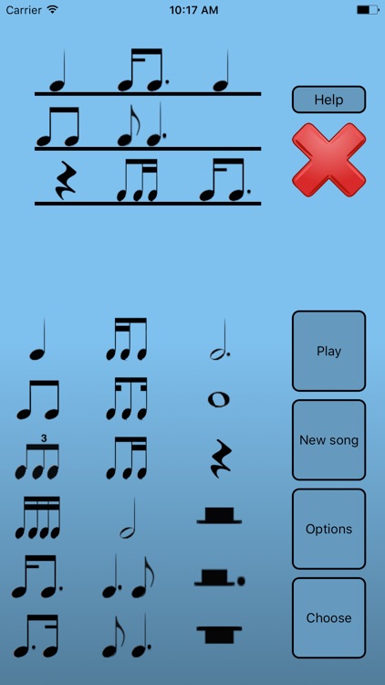 Rhythmic dictation trainer
