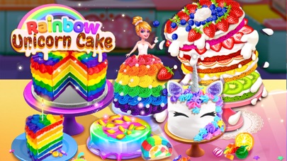 Screenshot #1 pour Rainbow Unicorn Cake Maker