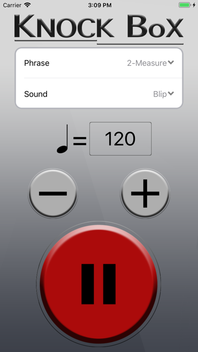 Knock Box Metronome Screenshot