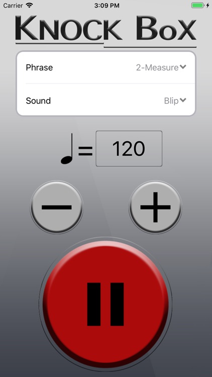 Knock Box Metronome