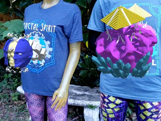 Fractal Spirit AR iPad screenshot 1 - Entertainment app