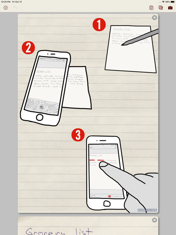 Screenshot #4 pour Paper Shopping List