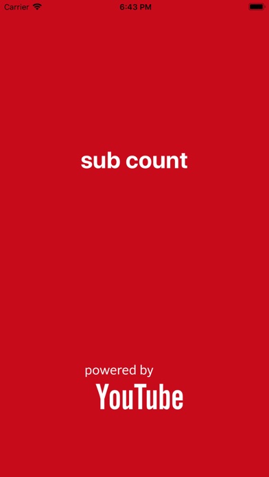 A friend subscriber count