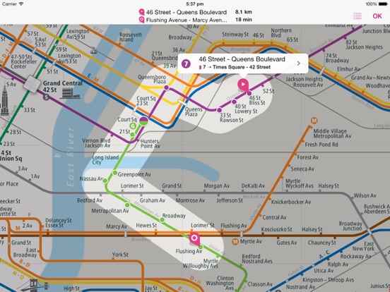 Screenshot #6 pour New York Rail Map Lite