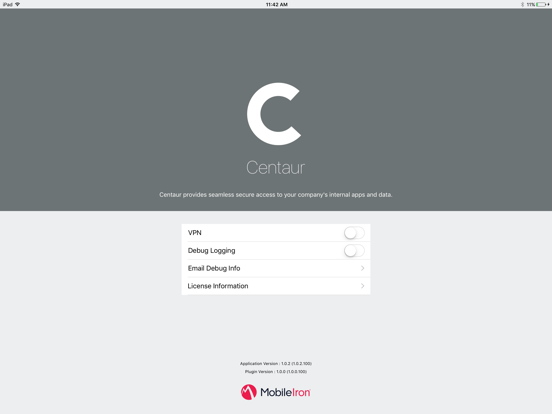 Screenshot #6 pour MobileIron Centaur