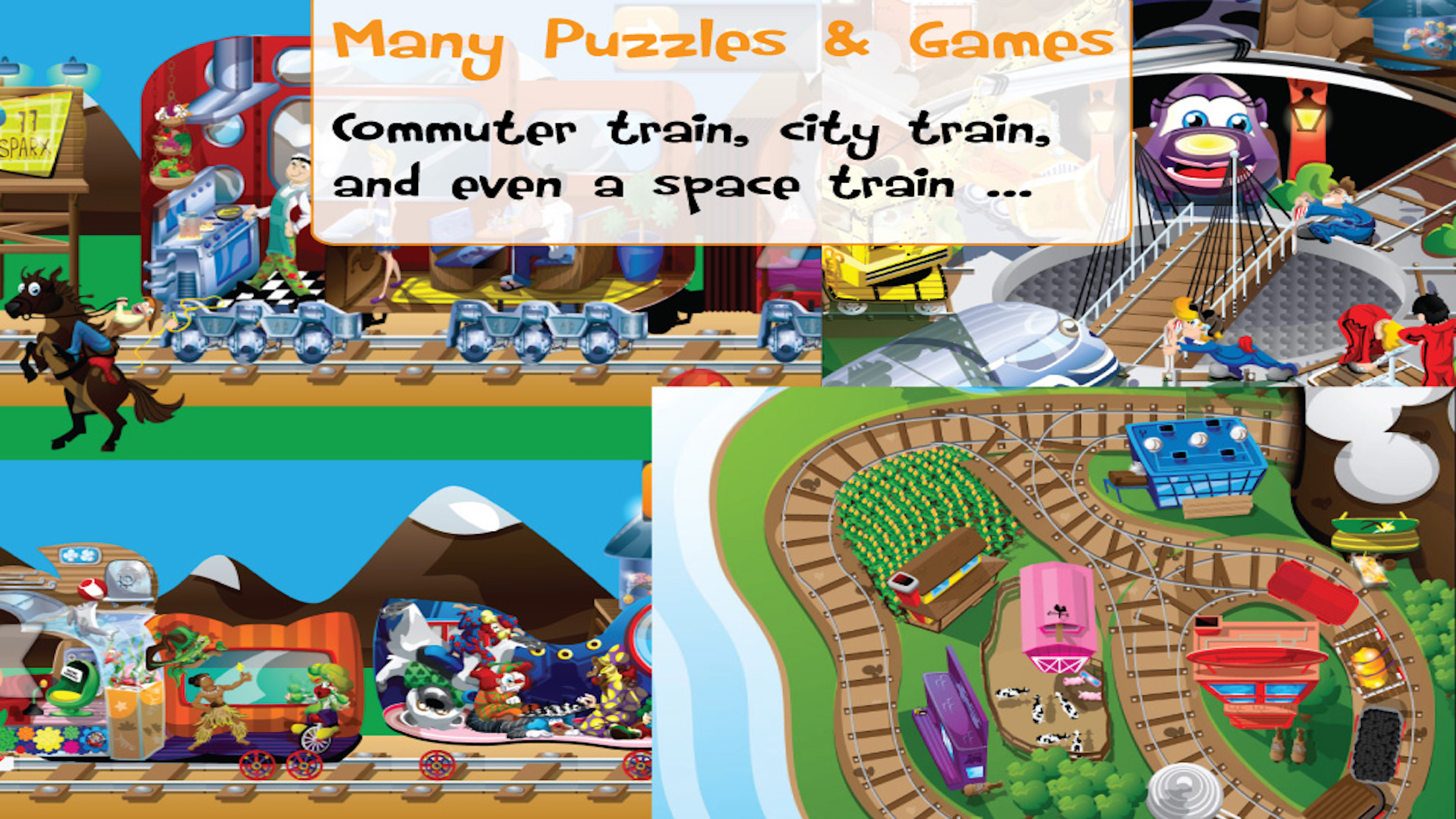 PUZZINGO Trains Puzzles Games screenshot 5