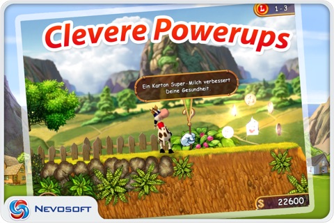 Supercow: funny farm arcade platformer screenshot 3