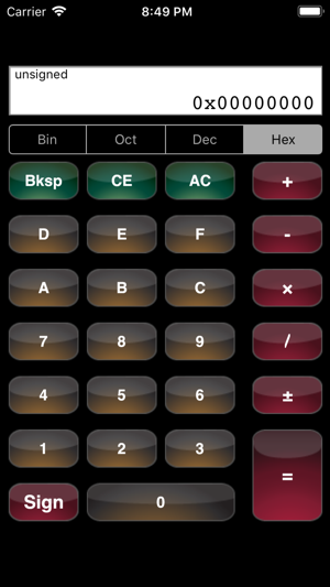 HexCalc-Hexadecimal Calculator(圖2)-速報App