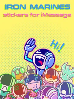 Iron Marines Stickers iPad image 1
