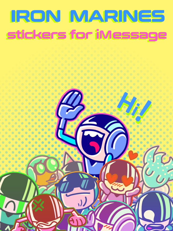 Iron Marines Stickersのおすすめ画像1