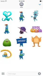How to cancel & delete stage fright monster stickers 3