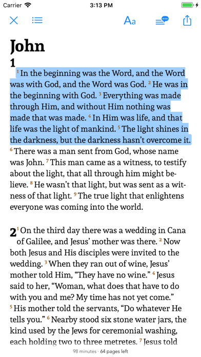 Bible Reader & Audio screenshot 2