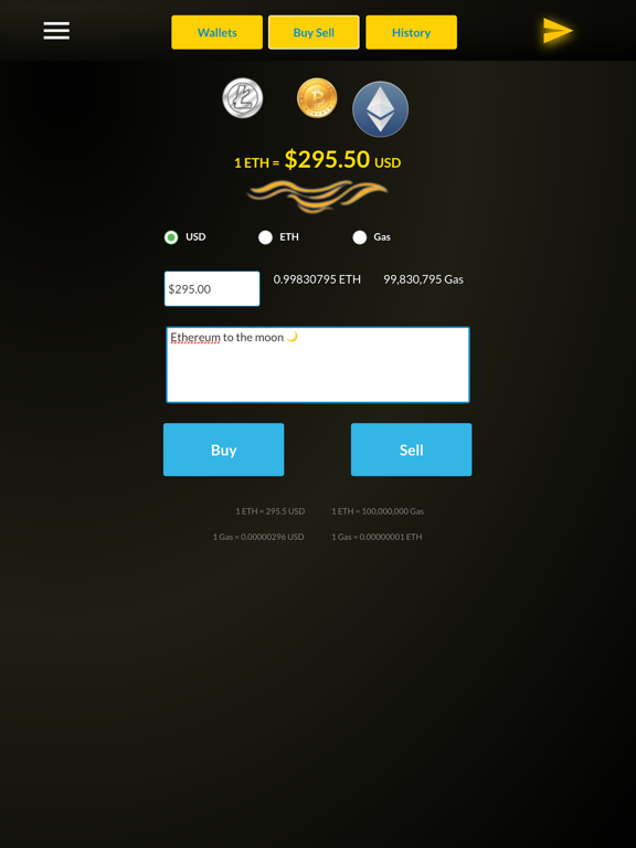 Coinflo iPad screenshot 3 - Finance app