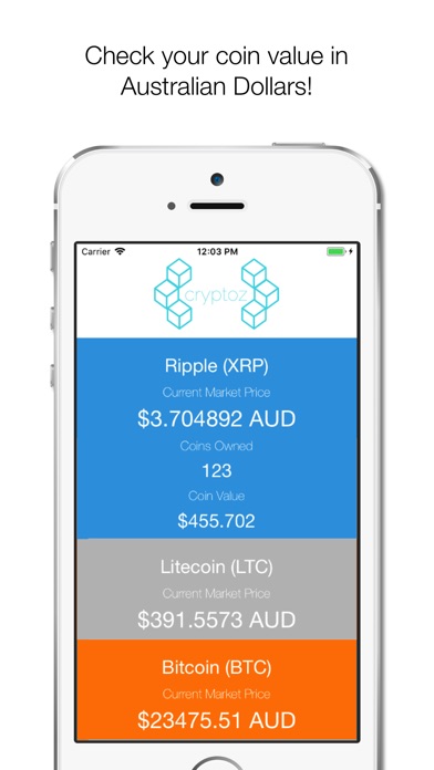 Cryptoz: Crypto in AUD screenshot 2