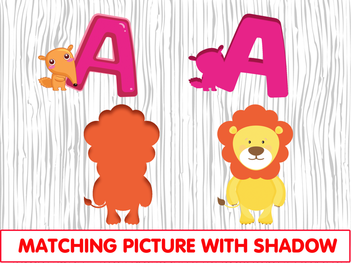 ABC Matching Shadow and Animals