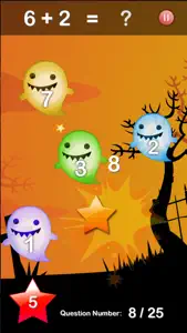 Halloween Maths Lite screenshot #2 for iPhone