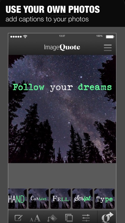 ImageQuote Pro - add text captions to photos