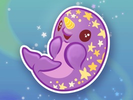 The sparkliest, most magical narwhal in the galaxy is now on your phone