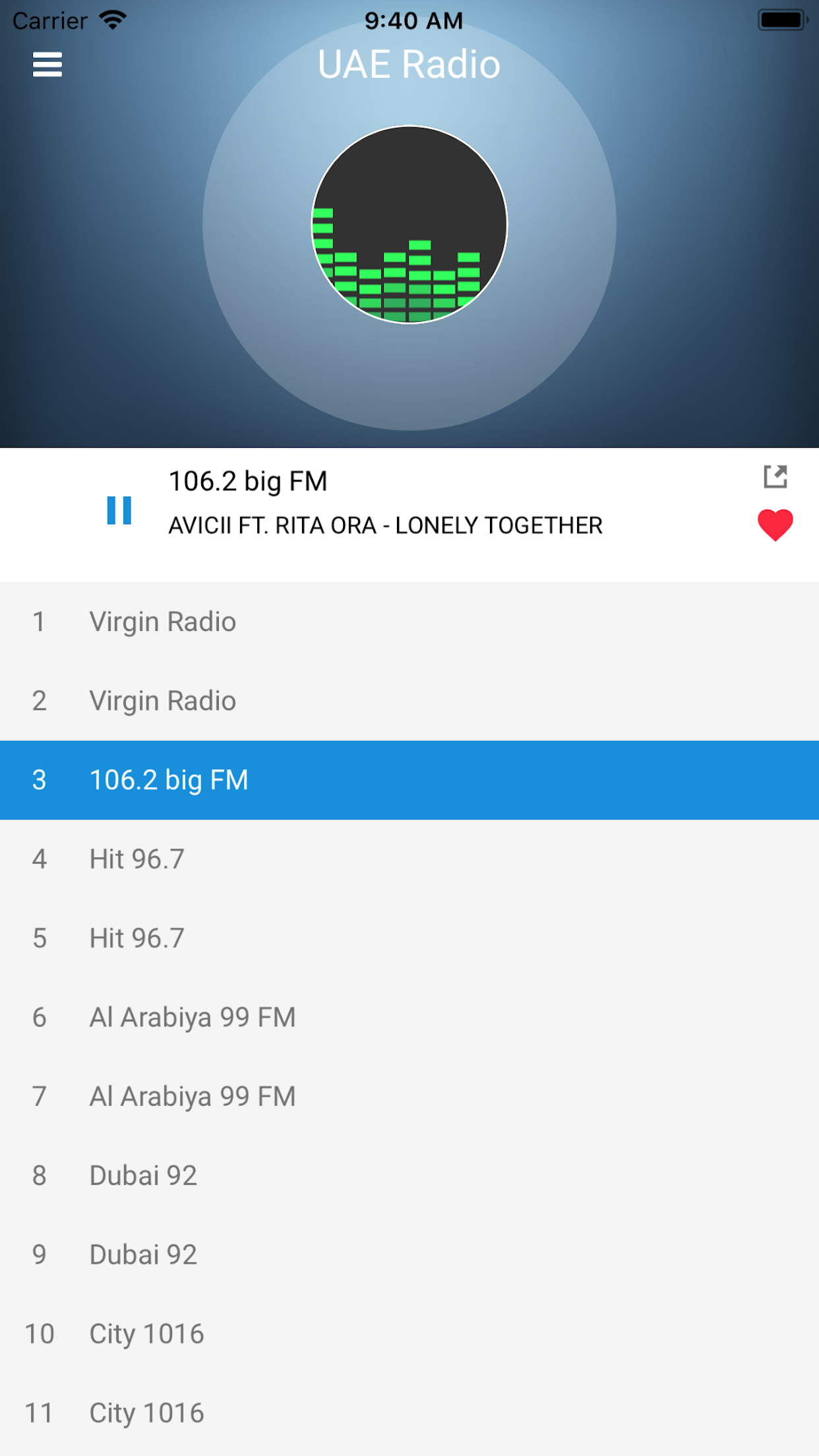 UAE Radio Station (Arabic FM) screenshot 5
