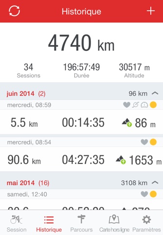 Runtastic Road Bike GPS PRO screenshot 3