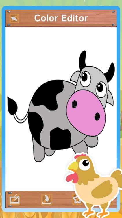 Cute Farm with Animals Coloring Pages