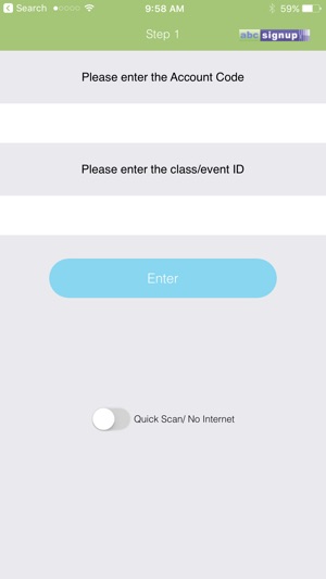 ABC Signup Attendance QR Scanner