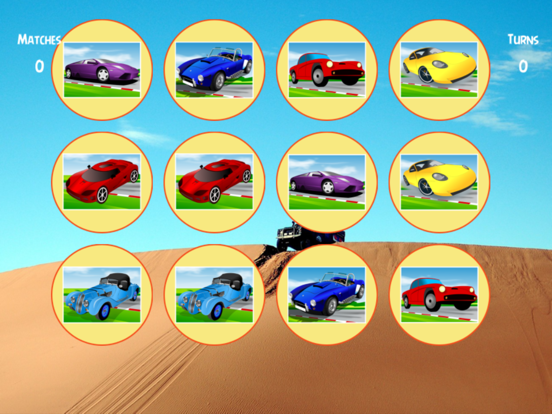 Screenshot #5 pour Car Simulator Matching Game