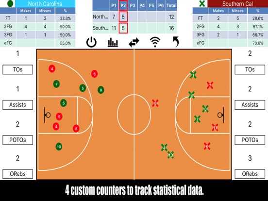 Screenshot #6 pour Tap Shots - Bball Shot Tracker