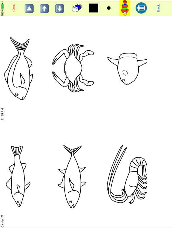 Screenshot #6 pour Coloring Book Fish Aquarium
