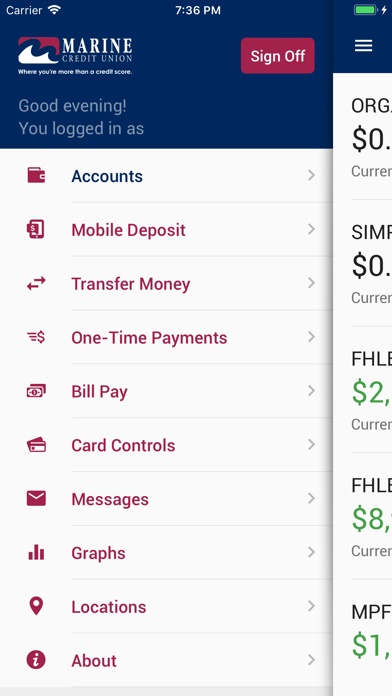 Marine Credit Union screenshot 2